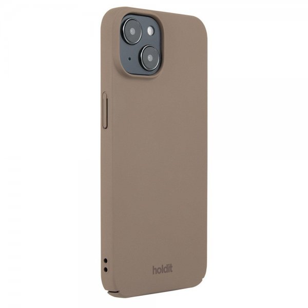 holdit iPhone 13/iPhone 14 Cover Slim Case Mocha Brown