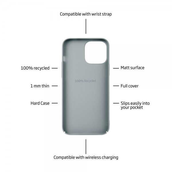 holdit iPhone 13/iPhone 14 Cover Slim Case Taupe