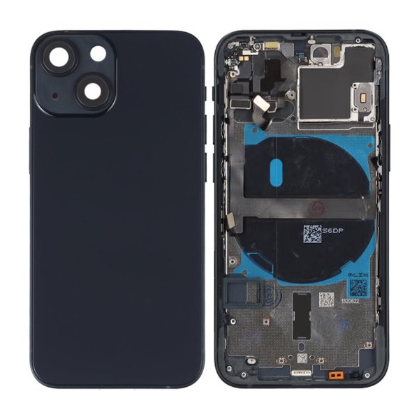 iPhone 13 Mini Bagside Komplet Med Smådele - Sort
