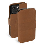 Krusell iPhone 13 Mini Cover Læder PhoneWallet Cognac