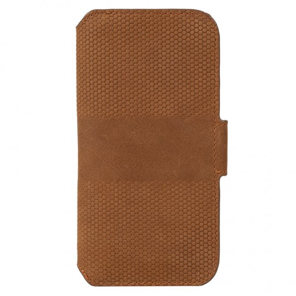 Krusell iPhone 13 Mini Cover Læder PhoneWallet Cognac