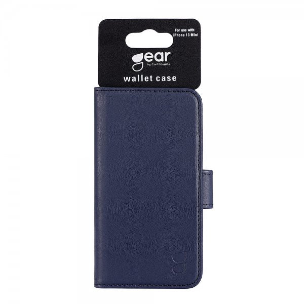 Gear iPhone 13 Mini Cover med Kortlomme Blå