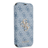 Guess iPhone 13 Mini Cover Metal Logo Blå