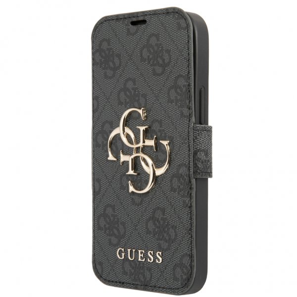Guess iPhone 13 Mini Cover Metal Logo Grå