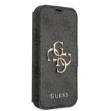 Guess iPhone 13 Mini Cover Metal Logo Grå