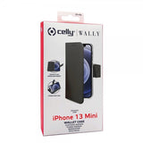 Celly iPhone 13 Mini Cover Wally Wallet Case Sort