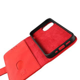 Rvelon iPhone 13 Mini Etui Ægte Læder Rød