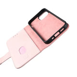 Rvelon iPhone 13 Mini Cover Ægte Læder Pink