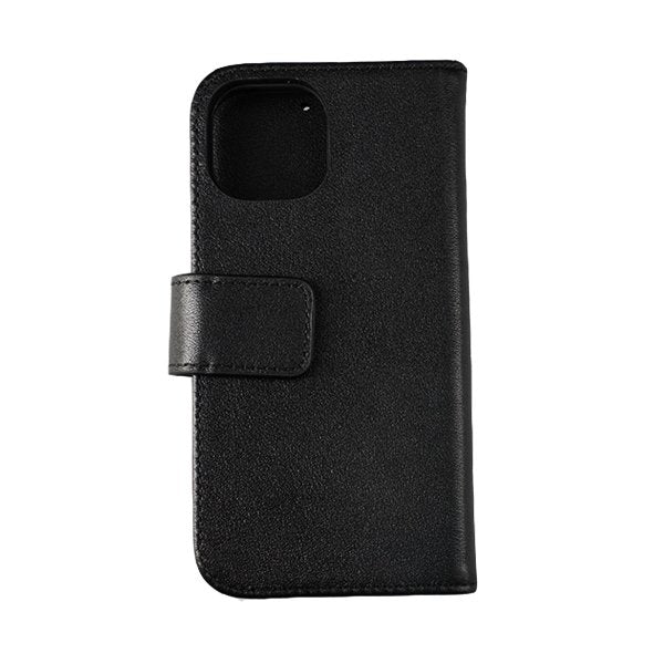 Rvelon iPhone 13 Mini Etui Ægte Læder Sort