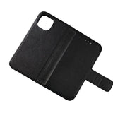 Rvelon iPhone 13 Mini Etui Ægte Læder Sort