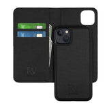 Rvelon iPhone 13 Mini Cover Magnetisk Aftageligt Etui Sort