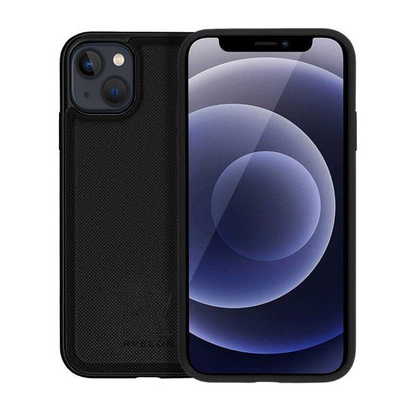 Rvelon iPhone 13 Mini Cover Magnetisk Aftageligt Etui Sort