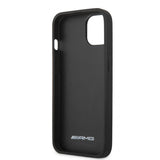 AMG iPhone 13 Mini Cover Carbon Effect Stitching Sort