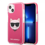 Karl Lagerfeld iPhone 13 Mini Cover Choupette Fuchsia
