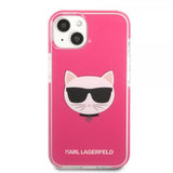 Karl Lagerfeld iPhone 13 Mini Cover Choupette Fuchsia