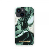 Ideal of Sweden iPhone 13 Mini Cover Fashion Case Golden Olive Marble