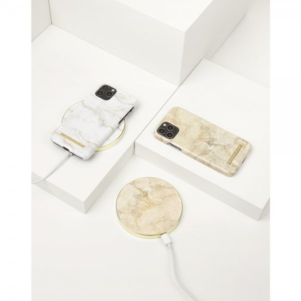 Ideal of Sweden iPhone 13 Mini Cover Fashion Case Golden Pearl Marble