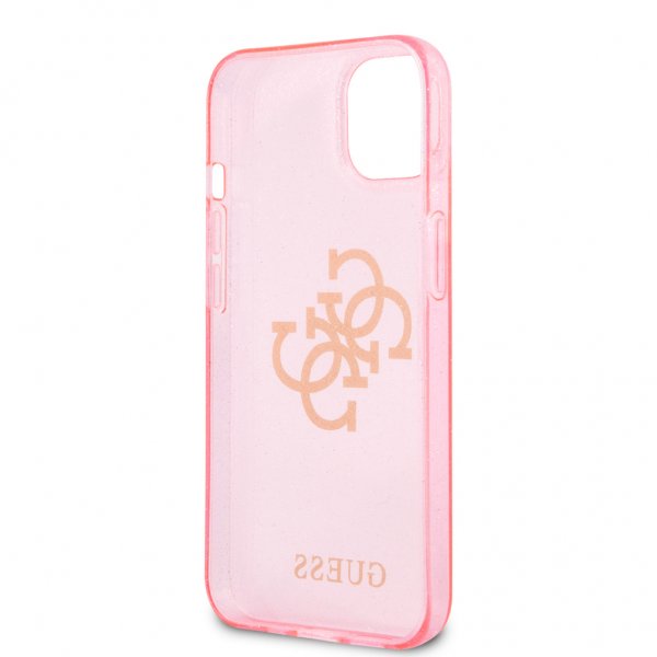 Guess iPhone 13 Mini Cover Fuld Glitter Rosa