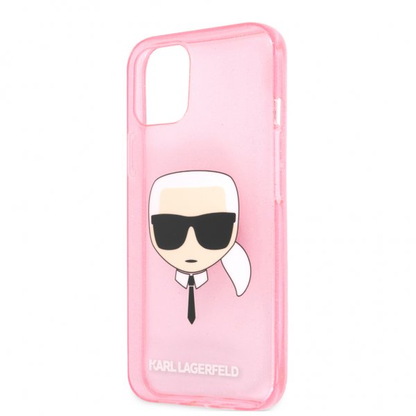 Karl Lagerfeld iPhone 13 Mini Cover Full Glitter Rosa