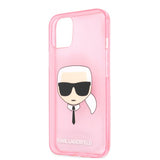 Karl Lagerfeld iPhone 13 Mini Cover Full Glitter Rosa