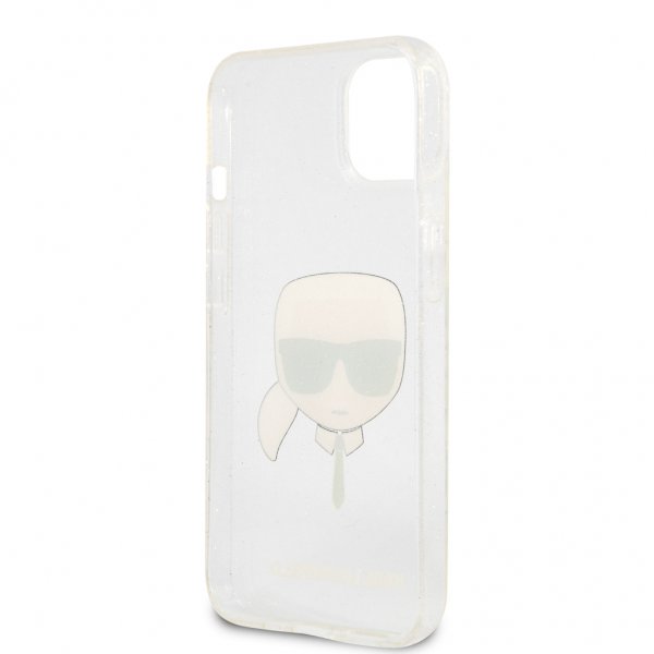 Karl Lagerfeld iPhone 13 Mini Cover Fuld Glitter Sølv