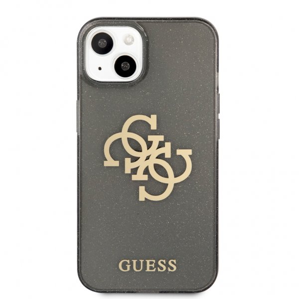 Guess iPhone 13 Mini Cover Fuld Glitter Sort