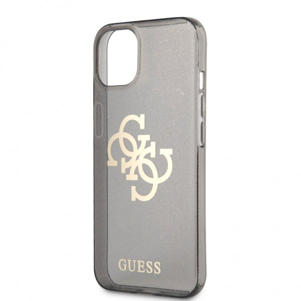 Guess iPhone 13 Mini Cover Fuld Glitter Sort