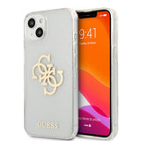 Guess iPhone 13 Mini Cover Full Glitter Transparent