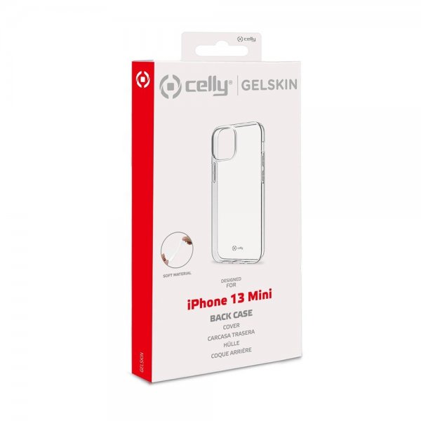 Celly iPhone 13 Mini Cover GELSKIN Transparent