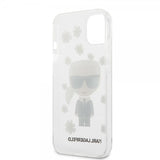 Karl Lagerfeld iPhone 13 Mini Cover Iconic Flower Transparent