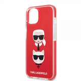 Karl Lagerfeld iPhone 13 Mini Cover Karl & Choupette Rød