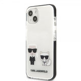 Karl Lagerfeld iPhone 13 Mini Cover Karl & Choupette Hvid