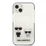 Karl Lagerfeld iPhone 13 Mini Cover Karl & Choupette Hvid