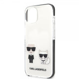 Karl Lagerfeld iPhone 13 Mini Cover Karl & Choupette Hvid