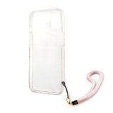 Guess iPhone 13 Mini Cover Marble Design Stripe Rosa
