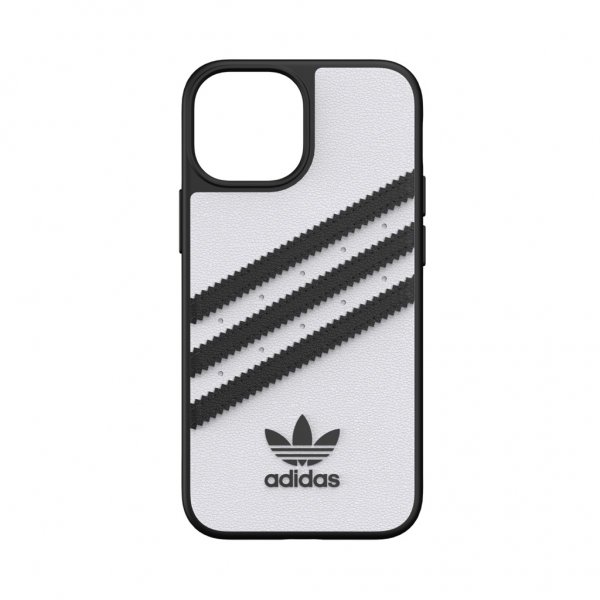Adidas iPhone 13 Mini Cover Støbt Etui PU Hvid