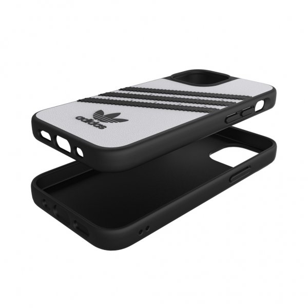 Adidas iPhone 13 Mini Cover Støbt Etui PU Hvid
