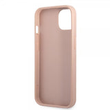 Guess iPhone 13 Mini Cover Saffiano Double Cardslot Rosa