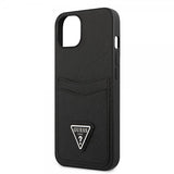 Guess iPhone 13 Mini Cover Saffiano Double Cardslot Sort