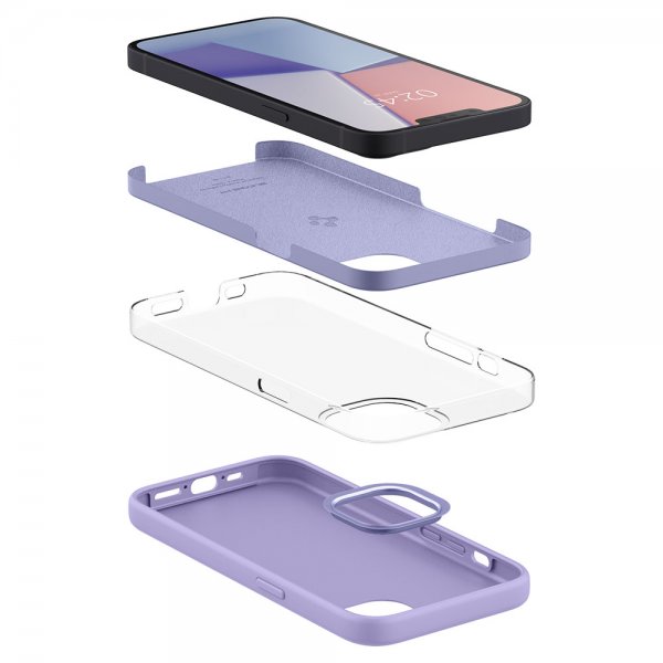 Spigen iPhone 13 Mini Cover Silicone Fit Iris Purple