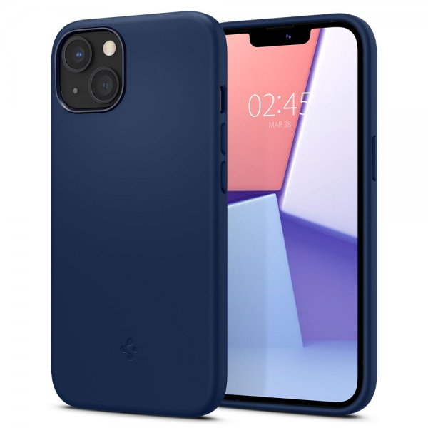 Spigen iPhone 13 Mini Cover Silicone Fit Navy Blue