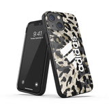 Adidas iPhone 13 Mini Cover Snap Case Leopard Beige