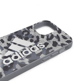 Adidas iPhone 13 Mini Cover Snap Case Leopard Grå