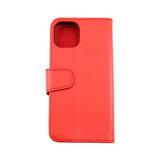Rvelon iPhone 13 Etui Udklappeligt Kortrum Rød