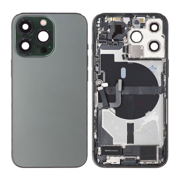 iPhone 13 Pro Bagside med Komplet Ramme - Grøn