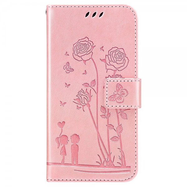 iPhone 13 Pro Cover Blomstermønster Rosa