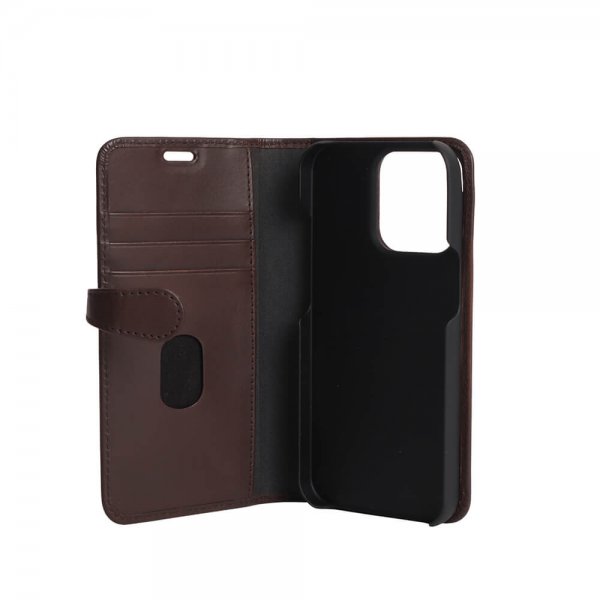Buffalo iPhone 13 Pro Etui Buffalo Aftagelig Skal Brun