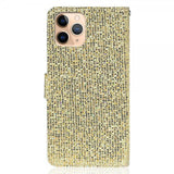 iPhone 13 Pro Cover Glitter Stribe Guld