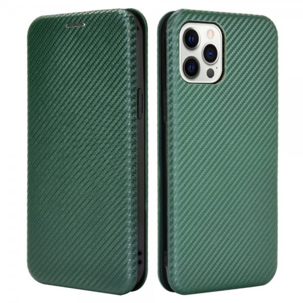 iPhone 13 Pro Cover Kulfibertekstur Grøn