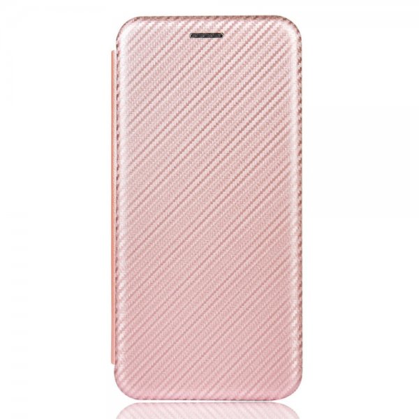 iPhone 13 Pro Cover Kulfibertekstur Rosaguld